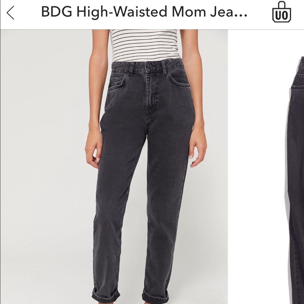 Black BDG mom jeans BNWT